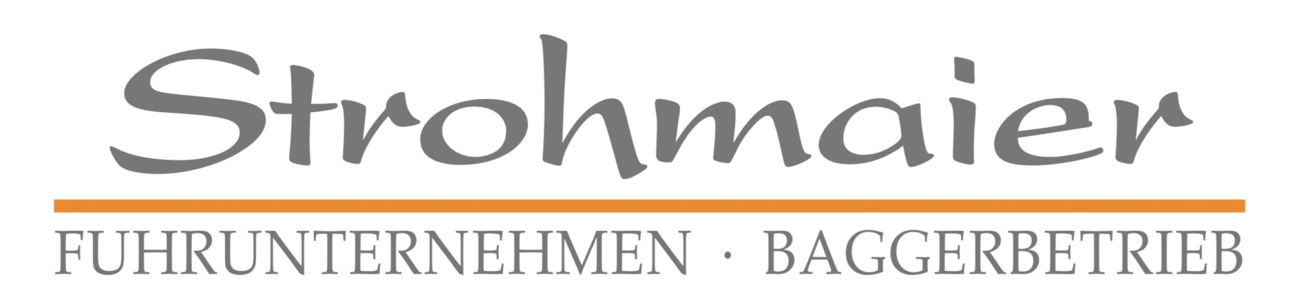 Strohmaier Fuhrunternehmen Baggerbetrieb Logo